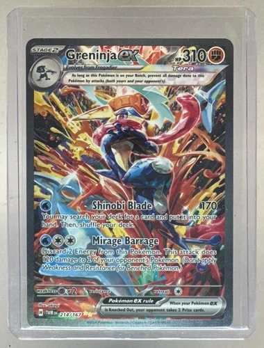 Greninja ex 2024 Pokemon Twilight Masquerade #214 SIR