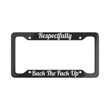 Custom Metal License Plate Frame Personalized Text Us Standard Aluminum