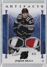 2022-23 Upper Deck Artifacts Black Material Relics 4/5 Jesper Bratt #26 14hk