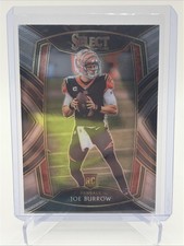 2020 Panini Select Joe Burrow Club Level Base Rookie Card RC #246 Bengals . rookie card picture