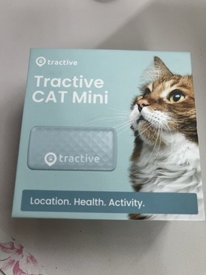 Tractive GPS Cat Tracker Mini 6.6 lbs+ Real-time Pet Location Waterproof