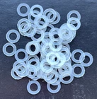 M7 Flat Nylon Washers- 12.1mm O/D X 7.4mm I/D X 0.7mm Thk