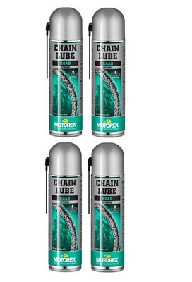 Motorex Chainlube Road Strong Kettenspray 4x 500ml Spray Chain Lube Straße
