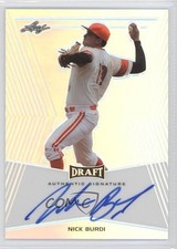 2014 Leaf Metal Draft Silver Prismatic Nick Burdi #BA-NB1 Auto 0f8