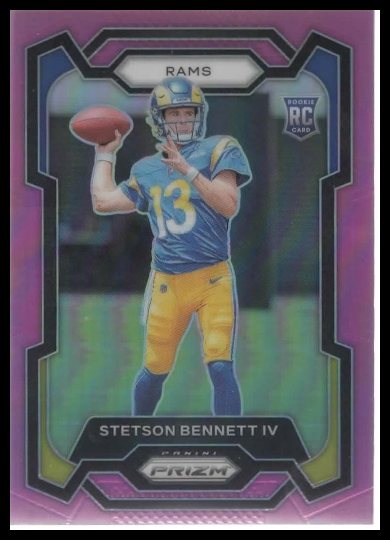 2023 Panini Prizm #358 Stetson Bennett IV Pink