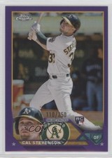 2023 Topps Chrome Purple Refractor 110/250 Cal Stevenson #199 10tt