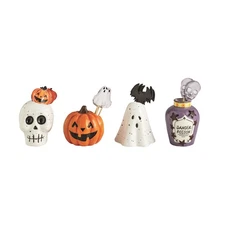 Mud Pie H5 Home Halloween Toothpick Holder 2 1/2" x 2" 40430024 - Choose Design