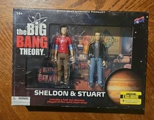 NEW The Big Bang Theory Sheldon & Stuart Convention Exclusive Figure Set /2400