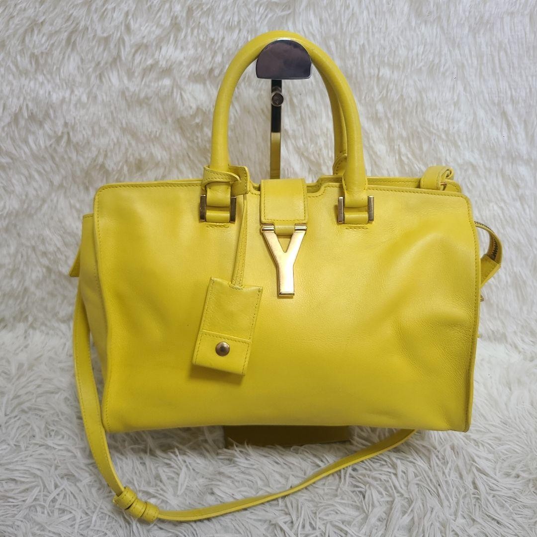 Borsa Saint Laurent Paris Cabas Classic Y Line 2WAY in pelle autentica