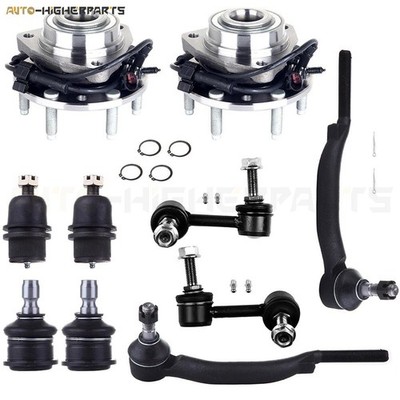 Front Tie Rod End Sway Bar Wheel Hub Bearing For 2002-2003 Chevy Trailblazer