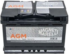 Batteria Auto 70ah Tecnologia AGM Start e Stop L03 069070760009, Al Piombo Acid - Miniatura 1