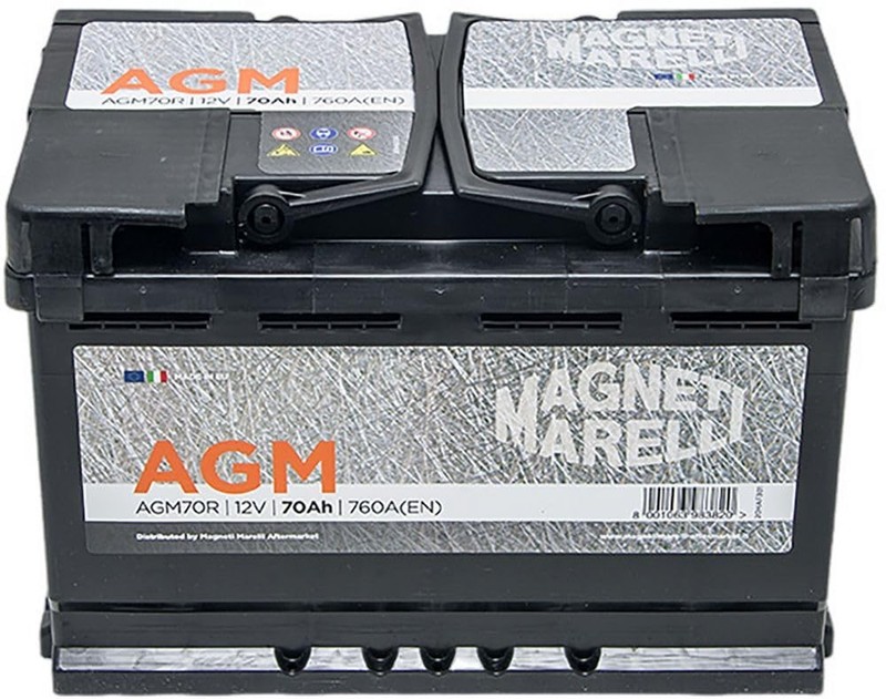 Batteria Auto 70ah Tecnologia AGM Start e Stop L03 069070760009, Al Piombo Acid - Immagine 1