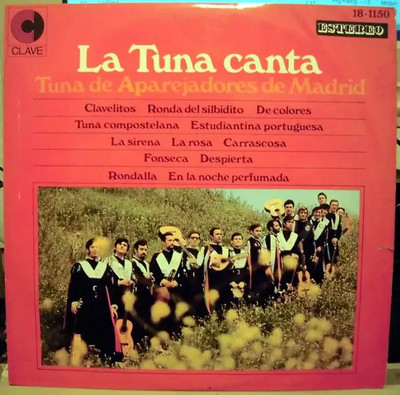 Tuna De Aparejadores De Madrid La Tuna Canta Clave Vinyl LP