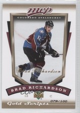 2006-07 Upper Deck MVP Gold Script 79/100 Brad Richardson #74 1x1