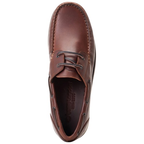 Zapatos de barco Base London para hombre Stern Oil Pull Up cuero ligero verano 2025 - Imagen 5 de 16