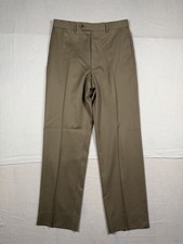BNWT Brooks Brothers 346 Wool Dress Pants Tan Mens 32x32 New