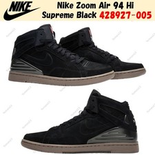 Nike SB Supreme 94 Air Zoom Hi Black Men\'s Size 9.5 NYC 2011 | 428927-005 NIKE 2011 SUPREME SB ZOOM AIR 94 Hi 428927 005 BLACK 10  main image 3