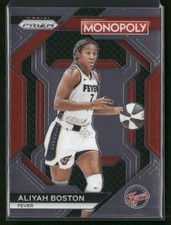 Aliyah Boston 2024 Panini Prizm Monopoly WNBA #WNBA17 All-Star