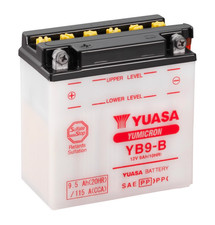 BATTERIA YUASA YB9-B 12V 9.5Ah 115A (137x77x141mm) PRONTA ALL'USO