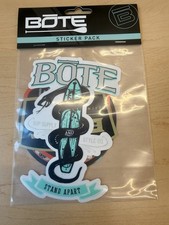 Lotto 7 adesivi Bote Boards SUP Standup Paddleboard decalcomanie kayak surf nuovi con scatola