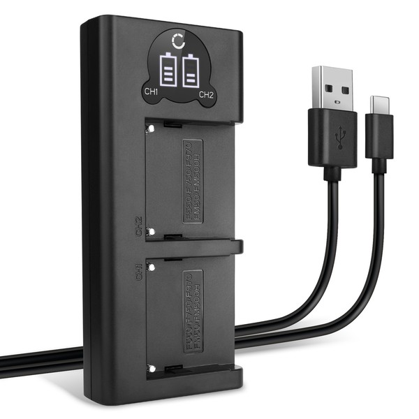 Usb Dual LadegeräT FüR Sony DCR-TRV310 CCD-TRV815 DoppelladegeräT Ladekabel-image