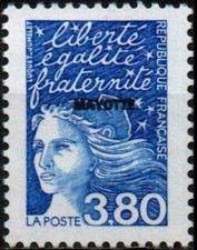 MAYOTTE  50 ** MNH Marianne de Luquet 1997