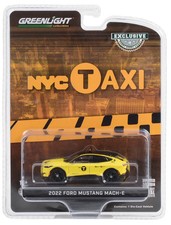 Greenlight 2022 Ford Mustang Mach-E NYC Taxi Hobby Exclusive 1:64
