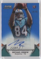 Michael Egnew Bowman 2012 Blue Refractor /99 Auto