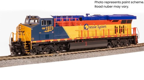 Broadway Limited ~ Escala HO ~ GE ES44AC ~ Chessie System CSX #1973 ~ DC ~ 9865 | Zustand: New