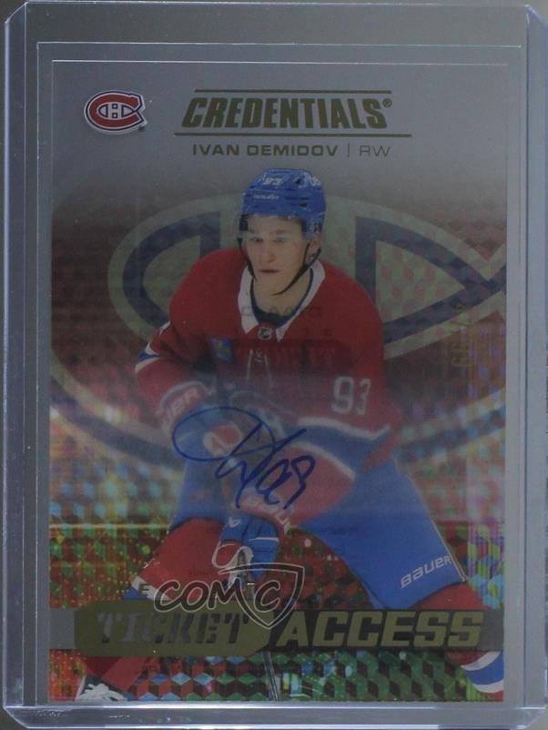2025-26 Upper Deck Credentials 47/99 Ivan Demidov #DTAA-ID Rookie Auto RC 1t1i