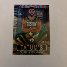 2025/26 Bowman Chrome Jayson Tatum Tatum’s First Stop Shop Celtics Aqua /125
