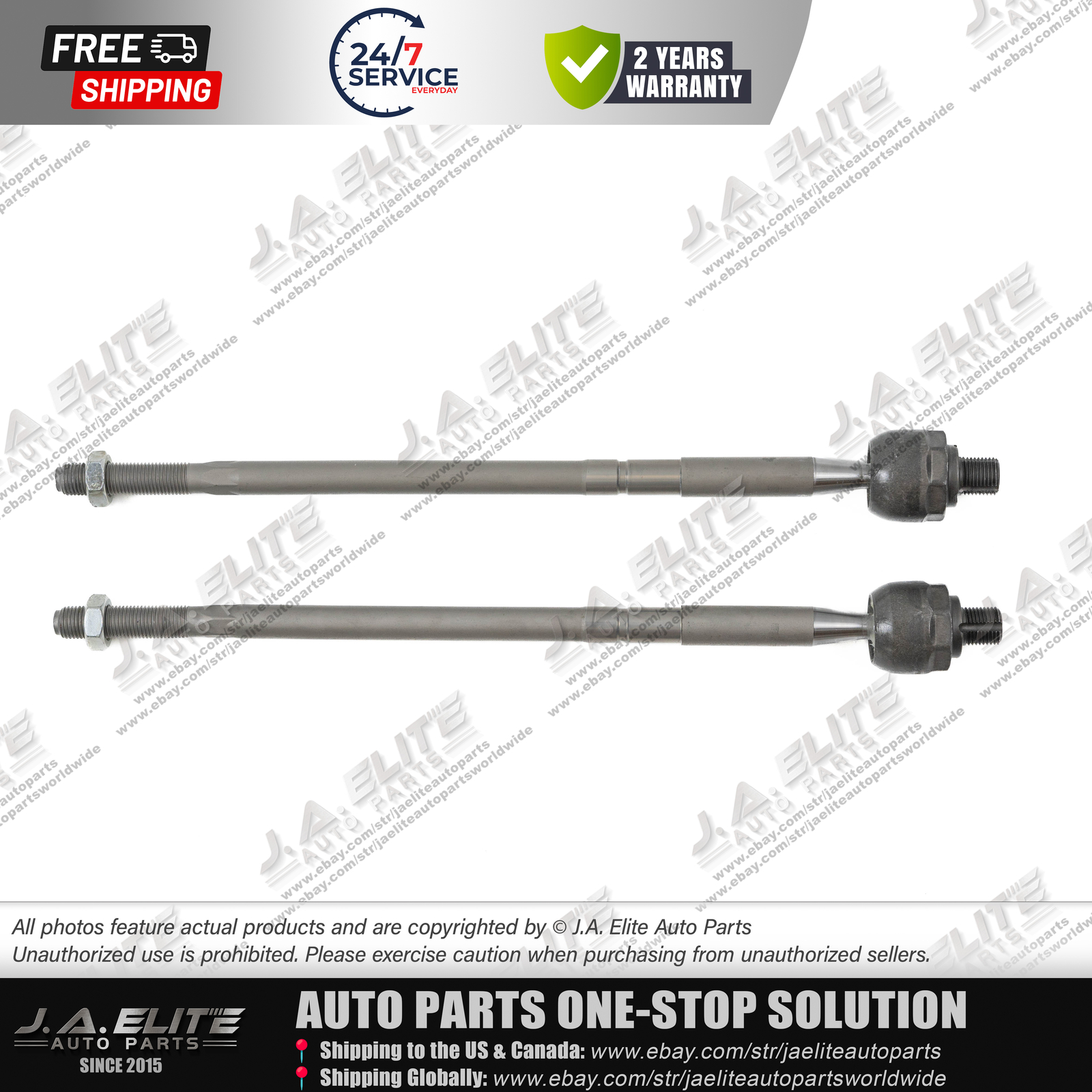 2pcs Inner Tie Rod Ends fit Bentley Mulsanne (2010+) 3Y1422075L