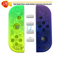 Splatoon 3 Theme For Nintendo Switch Joy-Con Housing Shell Cover & Buttons