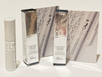 Lot Of 2 NIB {Dior} DIORSHOW Maximizer 3D Lash Primer Serum Mascara 0.13 fl/Each