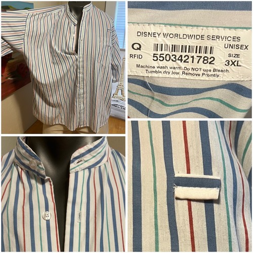 Disney Worldwide Crew Member Costume Shirt 3XL  BIG Circus Uniform Employee