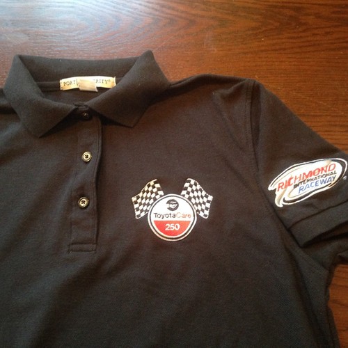 Womens ToyotaCare 250 Richmond International Speedway Nascar Race Polo Size (M) - Picture 1 of 6