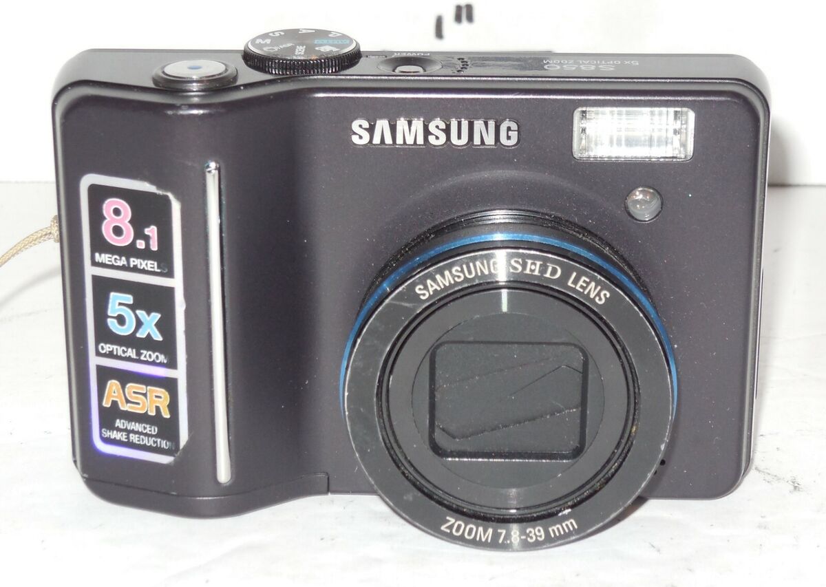 Samsung Digimax S850 8.1MP Digital Camera - Black for sale Samsung Digimax S850 8.1MP Digital Camera - Black for sale