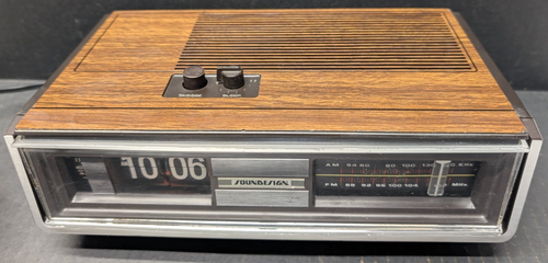 Vintage Soundesign Klappzahlen Radiowecker Modell Nr. 3545B alles funktioniert - Bild 2 von 14