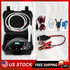 Standard 12V 30 Gallons of Gas Per Hour Fuel Transfer Pump Moves Great PreppersO