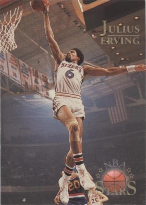 1996 Topps Stars - Larry Bird/Magic Johnson/Julius Erving #22 for