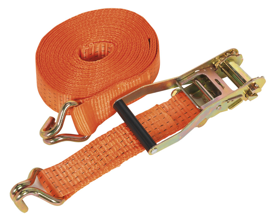 Sealey TD5006J Ratchet Tie Down 50mm x 6m Polyester Webbing 5000kg