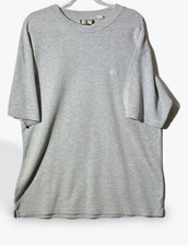 Vintage Bugle Boy Street Wear Gray Men  s Short Sleeve Shirt 1990  s Size Large