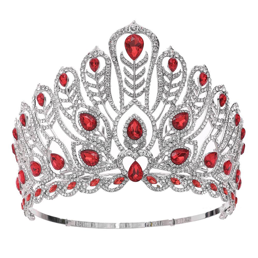 11cm Tall Crystal Beauty Pageant Contest Queen Adjustable Tiara