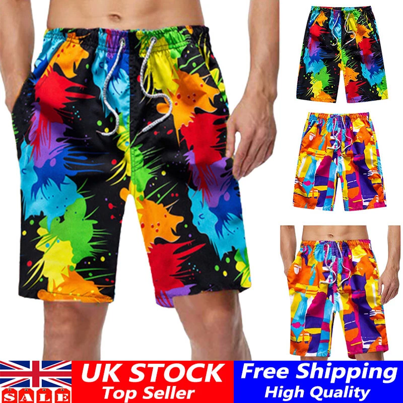Mens Swimming Board Shorts Swim Shorts Trunks Swimwear Beach