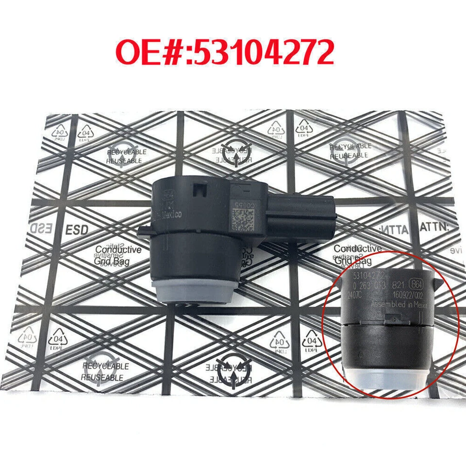 For 2013-2015 Maserati Ghibli 4X Parking Aid Sensor PDC 0263013821 53104272 - Imagem 3 de 4