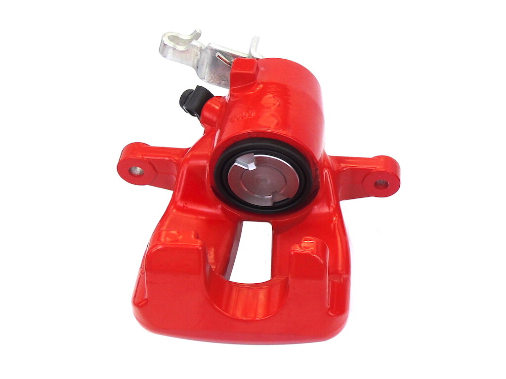 REAR BRAKE CALIPER LH PASSENGER SIDE RED VW GOLF MK5 MK6 GTI 200BHP