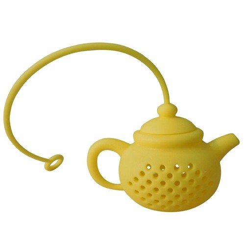 Creative Teapot-Shape Tea Infuser Strainer Tea Filter Reusable Silicone Teaware - Picture 21 of 28