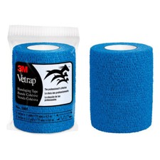 3M Vetrap Bandaging Tape: 3 in. x 15 ft. Blue 