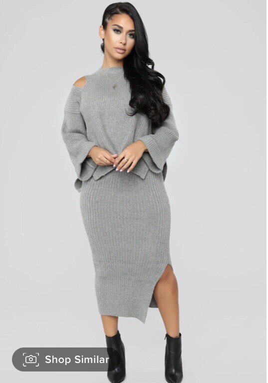 Fashion Nova Babe Sweater Set