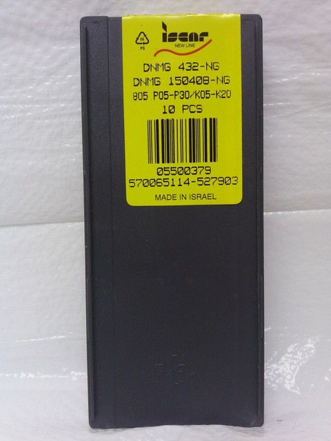 Qty 10 Brand New ISCAR DNMG432-TF DNMG 150408-TF Grade IC6025 Insert *New*